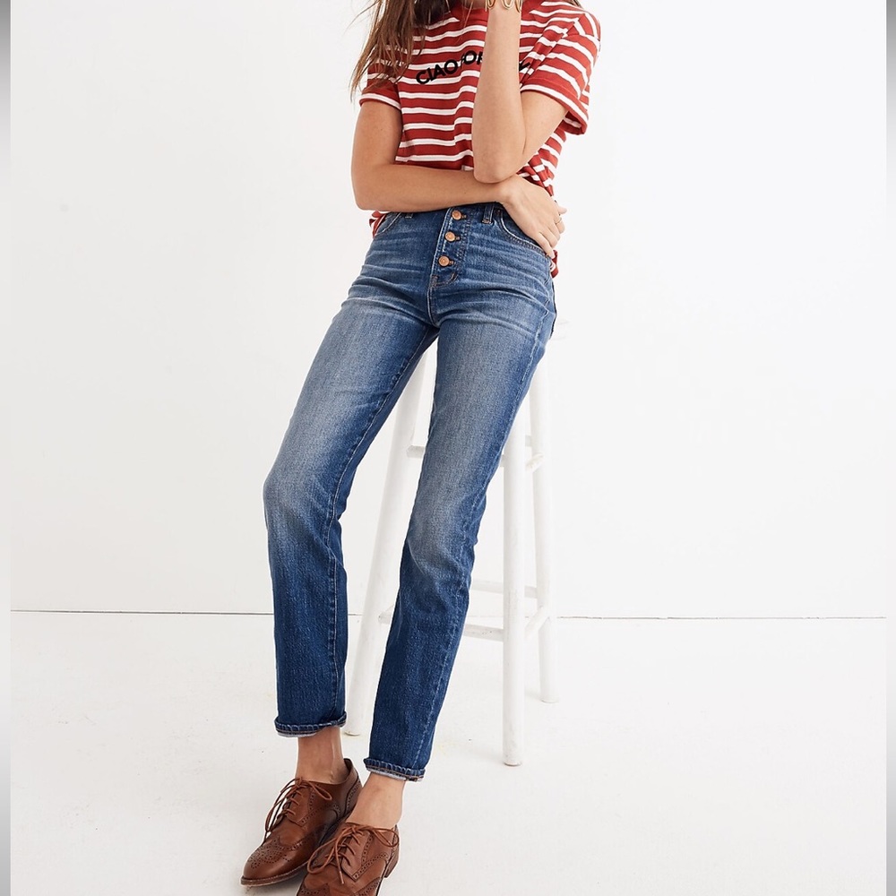 Madewell Perfect Vintage Button Fly Jeans